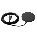 Rvelon Trådløs MagSafe Lader med stativ Qi2 15W USB-C Svart