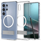 Spigen Samsung Galaxy S25 Ultra Deksel Ultra Hybrid S MagFit Clear White