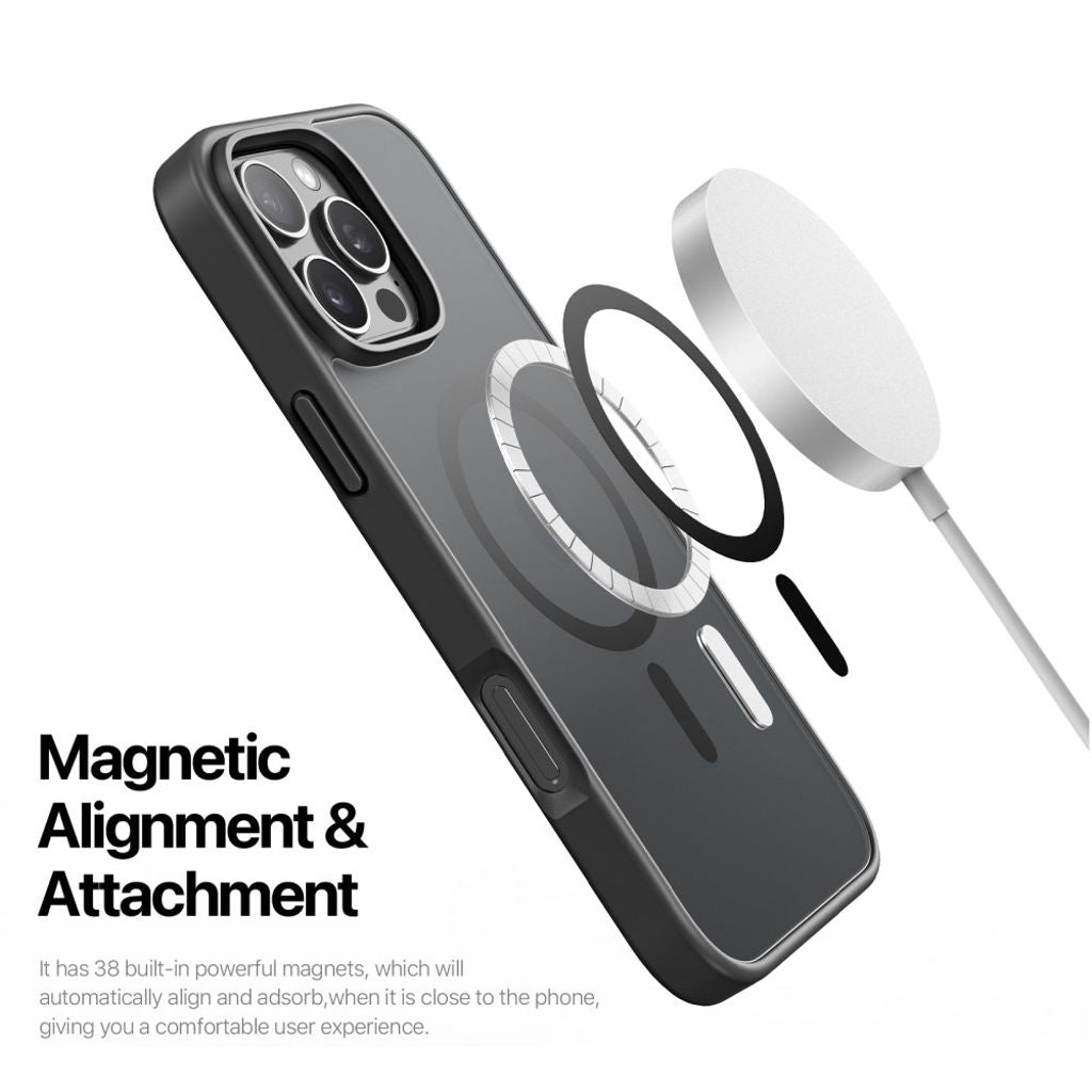 Dux Ducis iPhone 16 Pro Deksel Yind Series MagSafe Svart