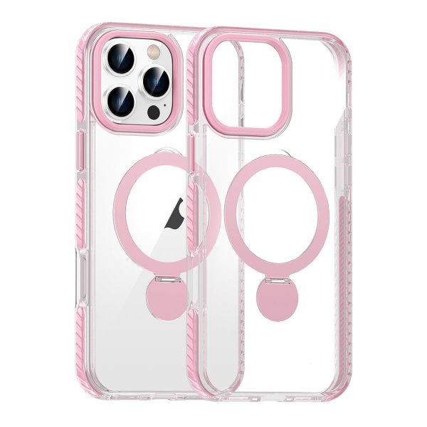 iPhone 16 Pro Max Deksel Ring Stand MagSafe Rosa