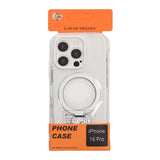 iPhone 16 Pro Deksel Ring Stand MagSafe Transparent