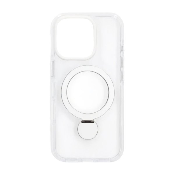 iPhone 16 Pro Deksel Ring Stand MagSafe Transparent