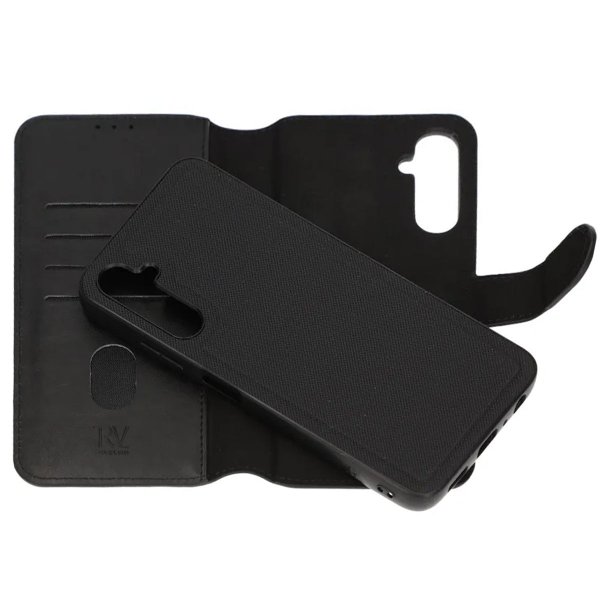Rvelon Samsung Galaxy A55 Etui Detachable Wallet Case Svart