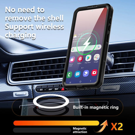 Redpepper Samsung Galaxy S26 Deksel Vanntett IP68 MagSafe Svart