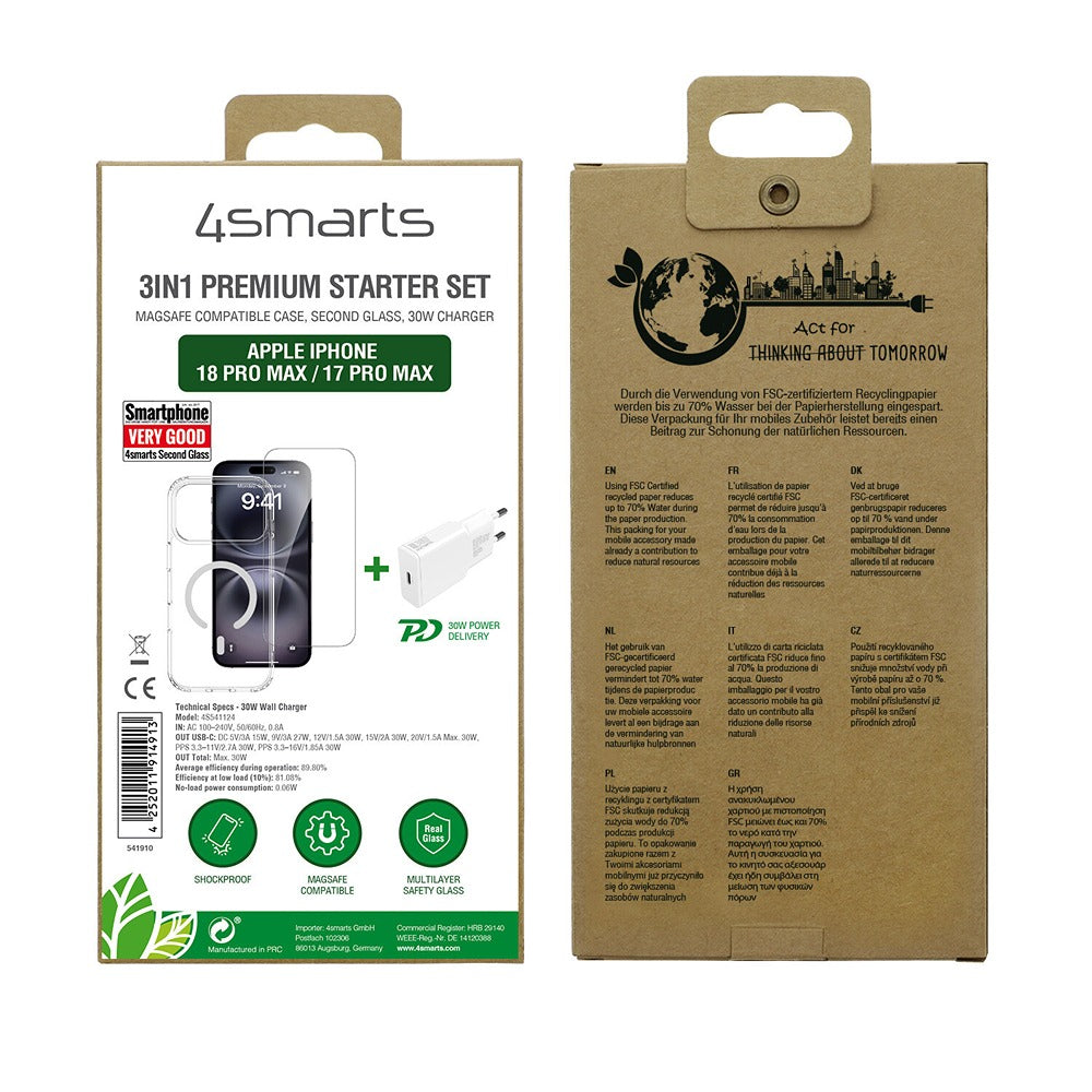 4smarts iPhone 17 Pro Max/iPhone 18 Pro Max 3in1 Premium-startsett