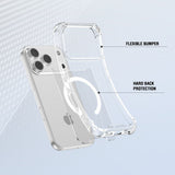 4smarts iPhone 17 Pro/iPhone 18 Pro Deksel Ibiza MagSafe Klar