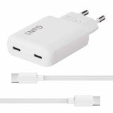 X2O 65W Dual Slim Home Charging Kit USB-C/C GaN 1.5m White