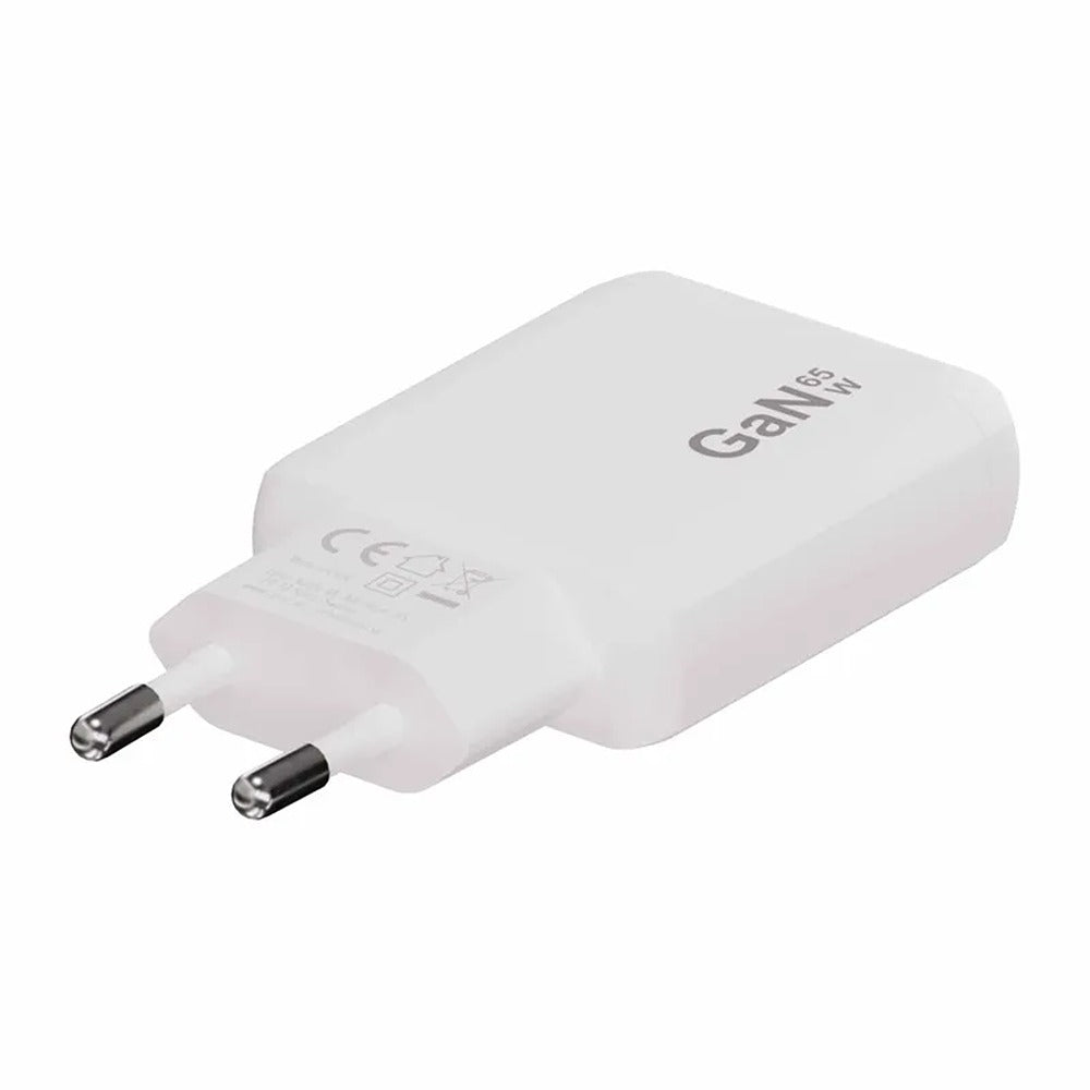 X2O 65W Dual Slim Home Charging Kit USB-C/C GaN 1.5m White