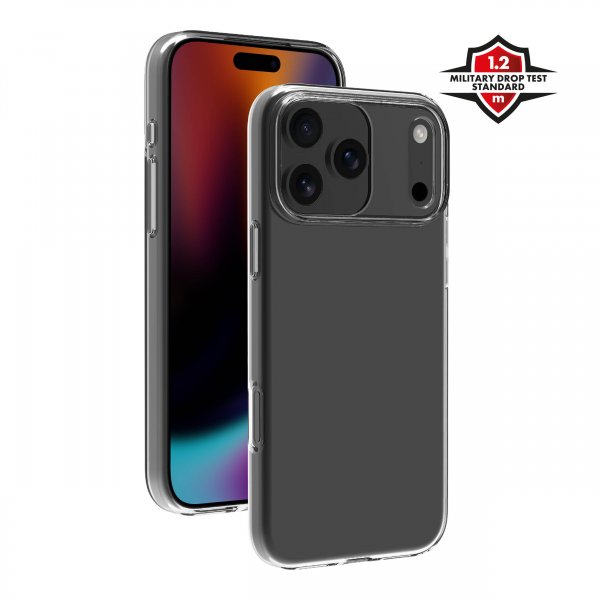 X2O iPhone 17 Pro Max Deksel Soft Clear Cover Transparent
