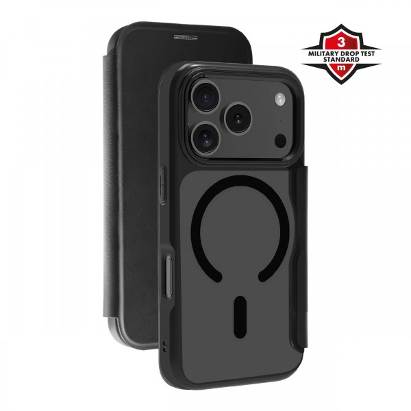 X2O iPhone 17 Pro Etui Mag Wallet Svart