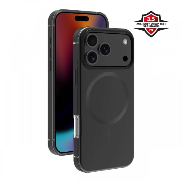 X2O iPhone 17 Pro Deksel Mag Metal Svart