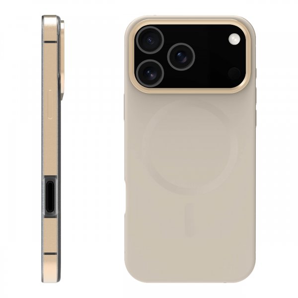 X2O iPhone 17 Pro Deksel Mag Metal Gull