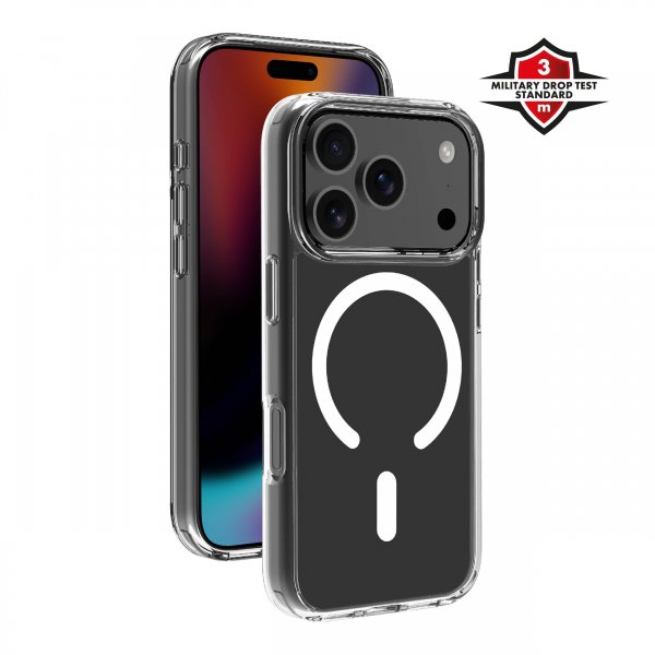 X2O iPhone 17 Pro Deksel Mag Clear Transparent
