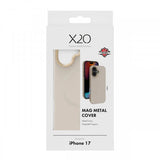 X2O iPhone 17 Deksel Mag Metal Gull