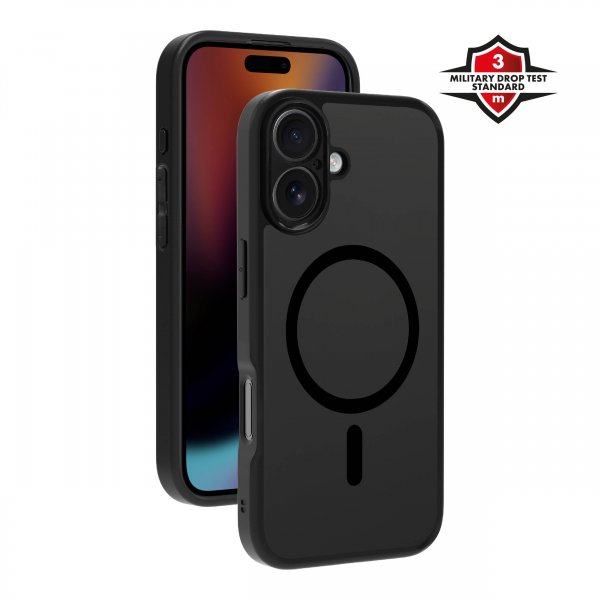 X2O iPhone 17 Deksel Mag Frosted Svart