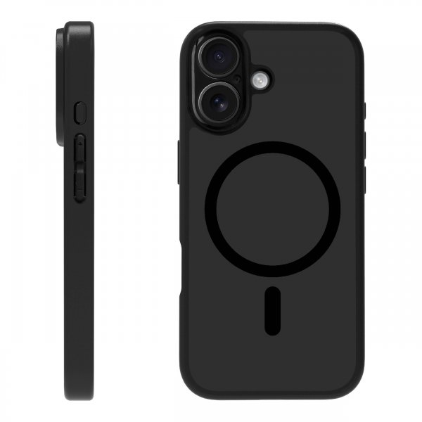 X2O iPhone 17 Deksel Mag Frosted Svart