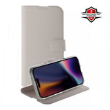 X2O iPhone 17 Etui Classic Wallet Greige