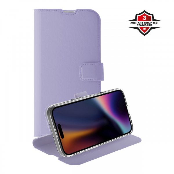 X2O iPhone 17 Etui Classic Wallet Lavendel
