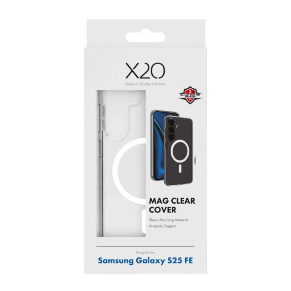 X2O Samsung Galaxy S25 FE Deksel Mag Clear Transparent