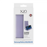 X2O Samsung Galaxy A36/Galaxy A56 Etui Classic Wallet Lavendel