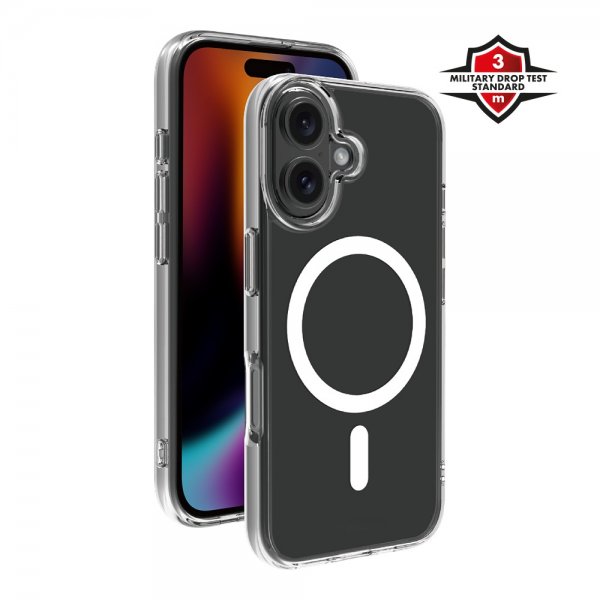 X2O iPhone 16 Deksel Mag Clear Transparent