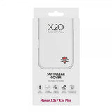 X2O Honor X5c Plus Deksel Soft Clear Cover Transparent