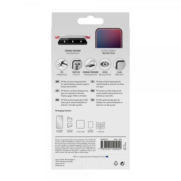 X2O Samsung Galaxy XCover 7/Galaxy XCover 7 Pro Skjermbeskytter Herdet Beskyttelsesglass 9H