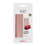 X2O OnePlus 15 Etui Classic Wallet Rosegull