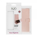 X2O Honor Magic 8 Lite Etui Classic Wallet Rosegull