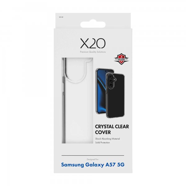 X2O Samsung Galaxy A57 Deksel Crystal Clear Transparent