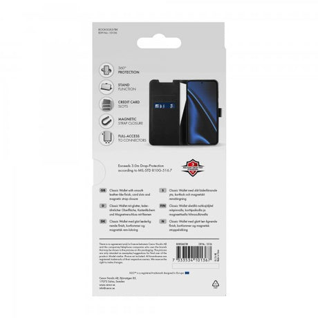 X2O Samsung Galaxy A37 Etui Classic Wallet Svart