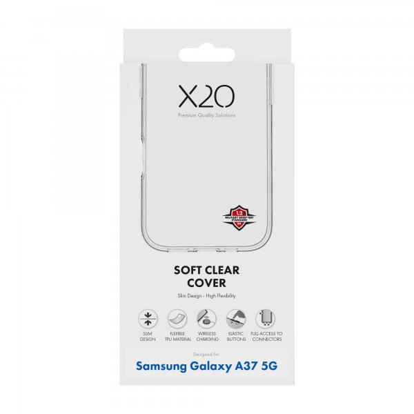 X2O Samsung Galaxy A37 Deksel Soft Clear Cover Transparent