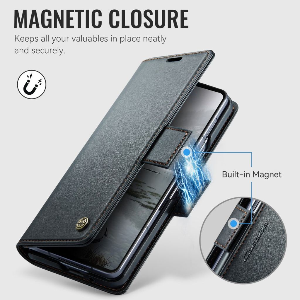 CaseMe Samsung Galaxy Z Fold 8 Ultra Etui 023 Series Svart