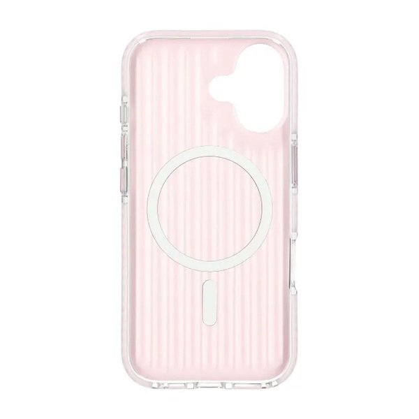 iPhone 17 Deksel Korrugerte MagSafe Rosa