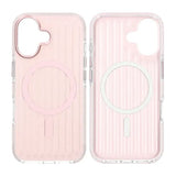iPhone 17 Deksel Korrugerte MagSafe Rosa