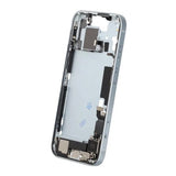 Midtramme med smådeler til iPhone 15 - Blå OEM