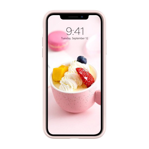 Rvelon iPhone 11 Deksel Silikon Rosa