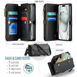 CaseMe iPhone 15 Etui C36 Series Svart