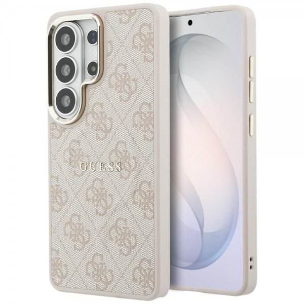 Guess Samsung Galaxy S26 Ultra Deksel 4G Embossed MagSafe Rosa