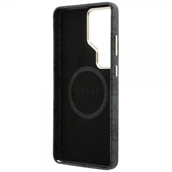 Guess Samsung Galaxy S26 Ultra Deksel 4G Round MagSafe Svart