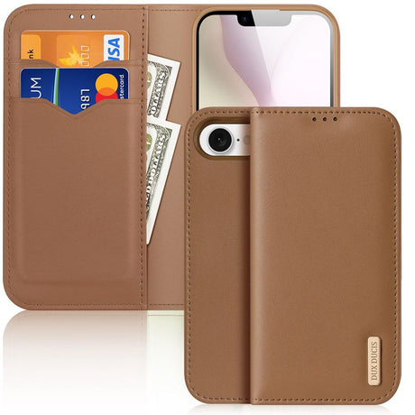 Dux Ducis iPhone 16e/iPhone 17e Etui Hivo Series Brun