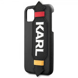 Karl Lagerfeld iPhone 11 Pro Deksel Strap Cover Svart