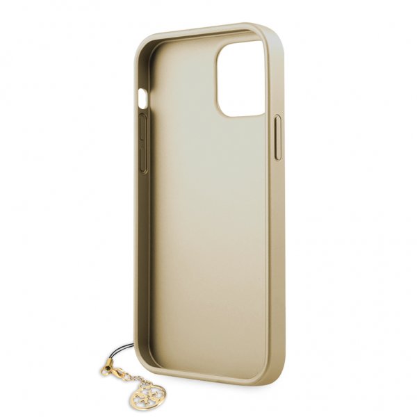 Guess iPhone 12/iPhone 12 Pro Deksel 4G Charms Brun