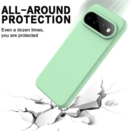 Google Pixel 11 Pro XL Deksel med Strap Silikon Grønn