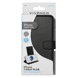 Vivanco iPhone 6/6S Plus/iPhone 7 Plus/iPhone 8 Plus Etui Classic Wallet Svart