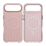 iPhone Air Deksel Korrugerte MagSafe Rosa