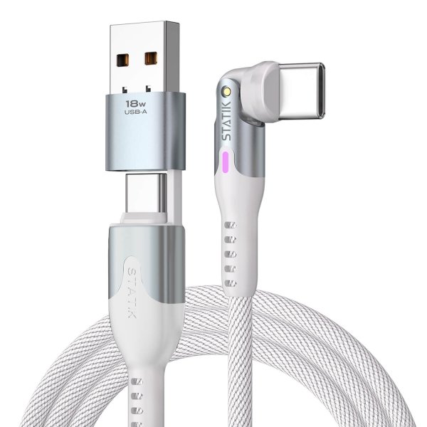 Statik Kabel PowerPivot Pro USB-C/USB-C 1m Hvit