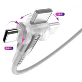 Statik Kabel PowerPivot Pro USB-C/USB-C 1m Hvit