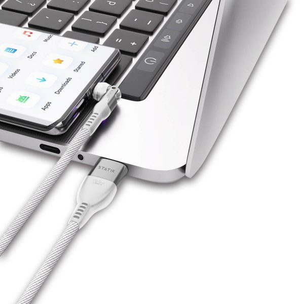 Statik Kabel PowerPivot Pro USB-C/USB-C 1m Hvit