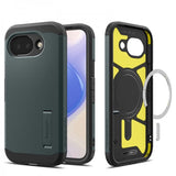 Spigen Google Pixel 10a Deksel Tough Armor MagFit Abyss Green
